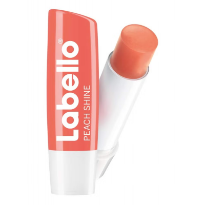 LABELLO MELT-IN MOISTURE PEACH SHINE — CARING LIP BALM 4.8G/ 5.5 ML